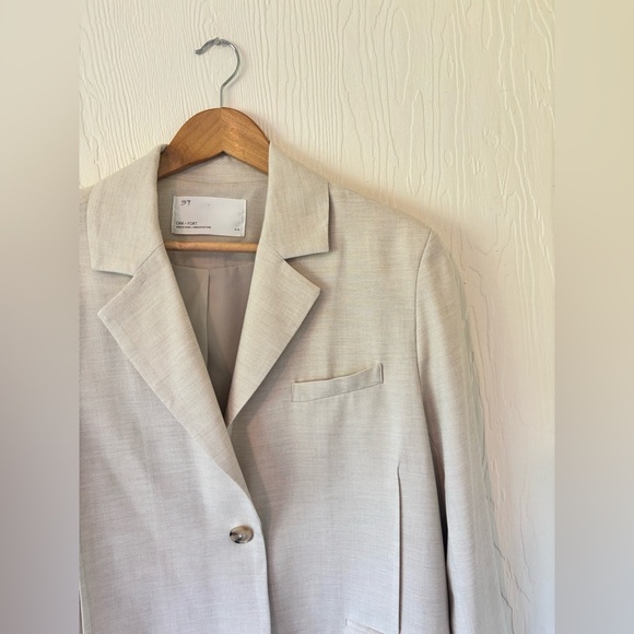 OAK + FORT Cream Blazer - Picture 6 of 15